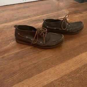 Used men’s sperry leather boat shoes